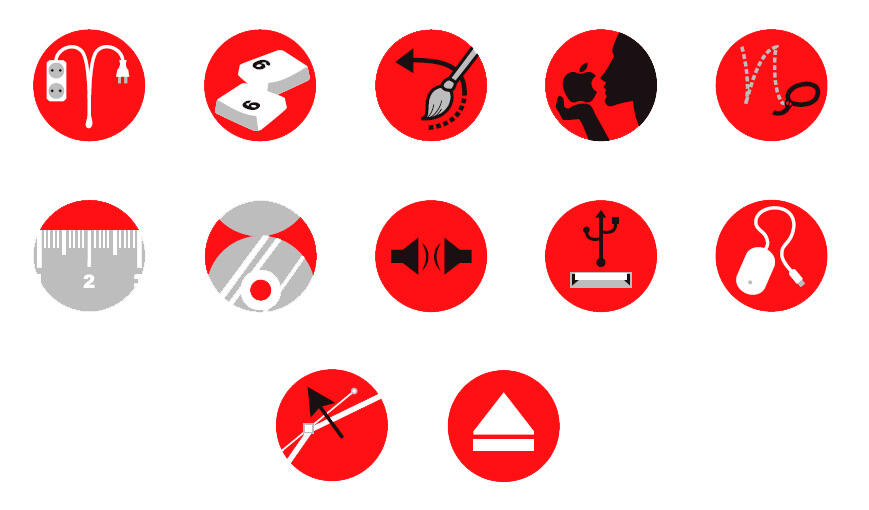 Horoscope symbol design for graphic designers. School work. 2012